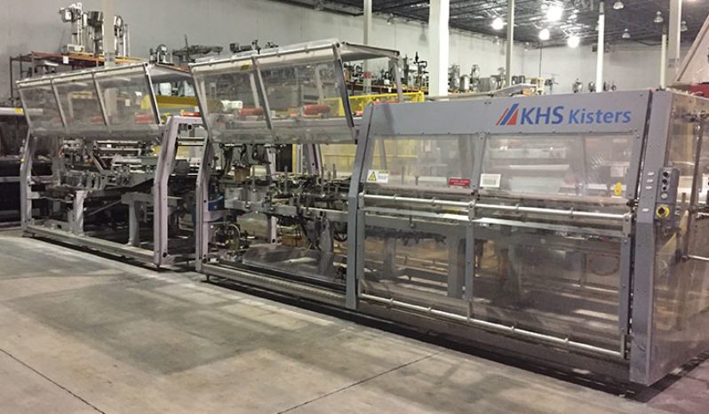 Used KISTERS 80 Cycle Tray Packer Wraparound Case Packer full