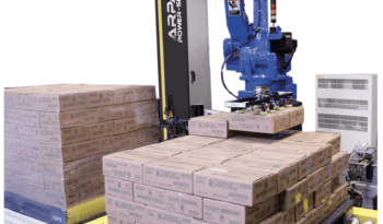 Robotic Palletizer with Stretch Wrapper full