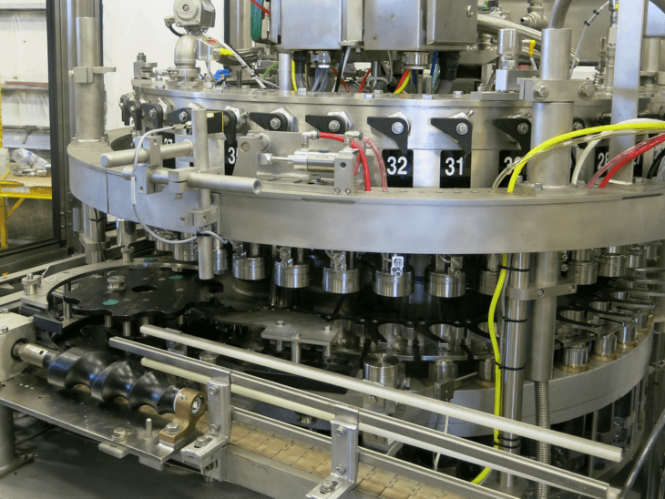 Production Ready Crown Can Filler with Angelus Seamer full