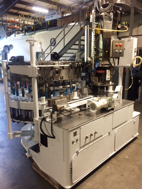Used Crown 28 Valve Bottle Filler with 6 Head Capper full