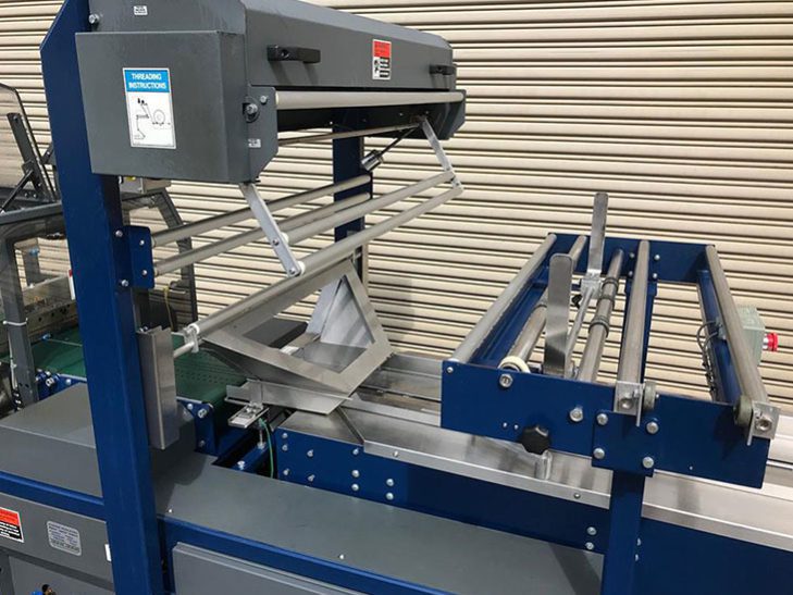 Used Lantech SW 5000 Continuous Motion Shrink Wrapper full