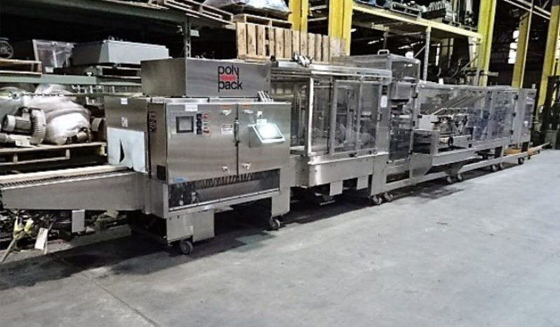 Used Polypack High Speed Shrink Wrapper & Tunnel full