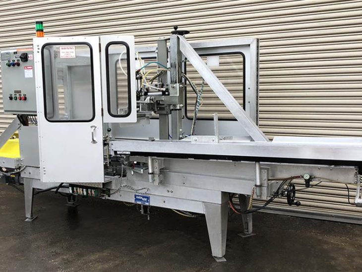 Used Wexxar Automatic Case Erector with Bottom Tape Sealer full