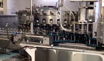 Used Crown Uniblend 45 Valve Filler with 6 Head Capper