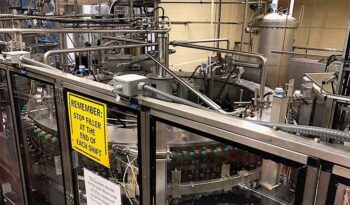 Used Krones 100 Valve Can Filler with Angelus 120L Seamer full
