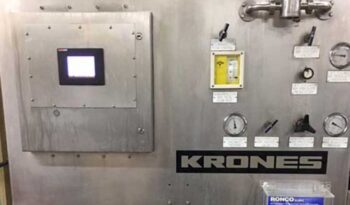 Used Krones 100 Valve Can Filler with Angelus 120L Seamer full