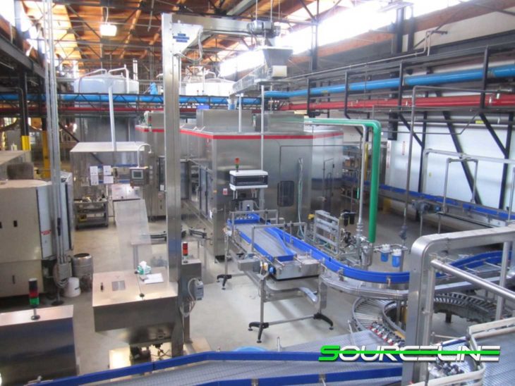 Used CFT (SBC) Glass Bottle Filling Line for Beer and CSD