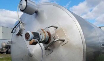 Used 6000 Gallon Insulated Jacketed Stainless Steel Tank full