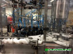 Used Ronchi 18 Valve Piston Filler with 6 Head Capper full