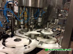 Used Ronchi 18 Valve Piston Filler with 6 Head Capper full
