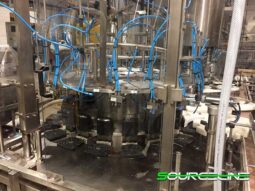Used Ronchi 18 Valve Piston Filler with 6 Head Capper full