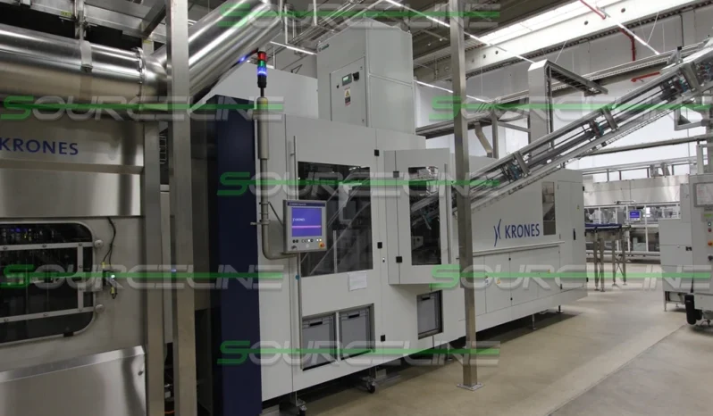 2017 Krones aseptic PET bottling line for non-carbonated beverages, fully installed filling system for juice and dairy production at 18000 BPH